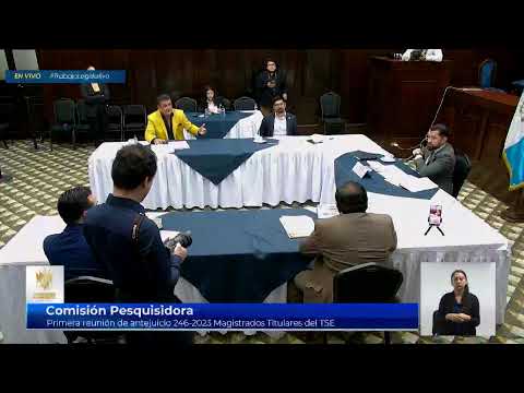 Primera reunión de la Comisión Pesquisidora antejuicio 246-2023.  29/04/2024