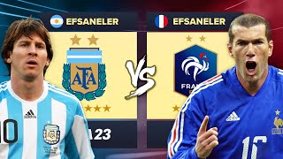 ARJANTİN EFSANELERİ vs FRANSA EFSANELERİ // FIFA 23 KARİYER MODU ALL-STAR KAPIŞMA