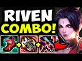 HOW TO USE RIVEN COMBO'S PERFECTLY IN LANE! - S11 RIVEN GAMEPLAY! (Season 11 Riven Guide)