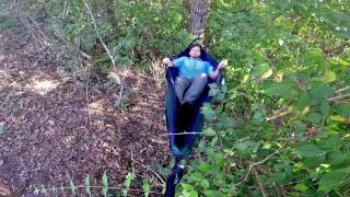 Setting up an eno hammock with atlas straps michael the gear guy