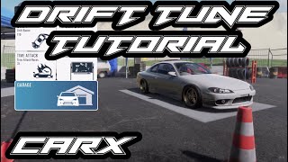CarX Drifting Online How To Make a Drift Tune Tutorial S15 | CarX Drift Online Xbox ps4 pc by Mesa Minis 459 views 3 years ago 4 minutes, 32 seconds