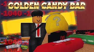 THE HUNT FOR THE RARE GOLDEN CANDY BAR (Roblox Lumber Tycoon 2 Candy Bags)