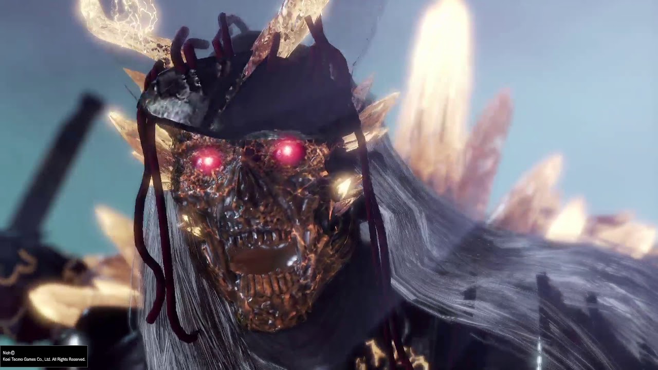 Nioh DLC - Lady Chacha Uses the Spirit Stones Cutscene! HQ