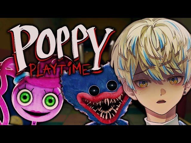 【Poppy Playtime Chapter 1+2】素敵なお二方とコラボ配信（？）【にじさんじ/緋八マナ】のサムネイル