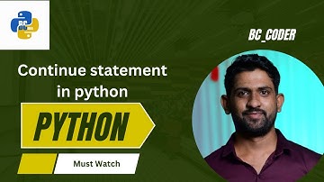 V28. continue statement in python | Hindi | end to end python | @N_coder31 | #coding
