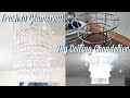 Diy Trash to Glamorous/ Ceiling Chandelier 💎