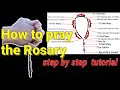 How to pray the Rosary | step by step tutorial | Catholic faith