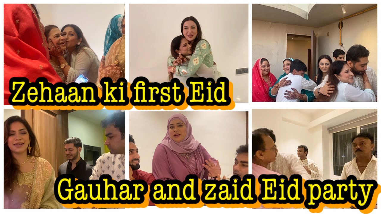 Gauahar and zaid ke taraf se Eid celebration |Aap sab ko Eid Mubarak