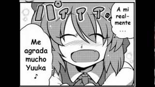 Touhou manga yuka vs cirno español