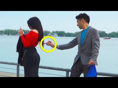 sneaking-hot-dogs-into-people's-pockets---funniest-public-pranks-2019