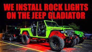 Jeep Gladiator Rock Light Install  Xprite RGB LED Lights
