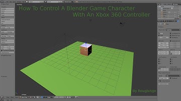 How To Control A Blender Game Character With An Xbox 360 Controller (bge + python)