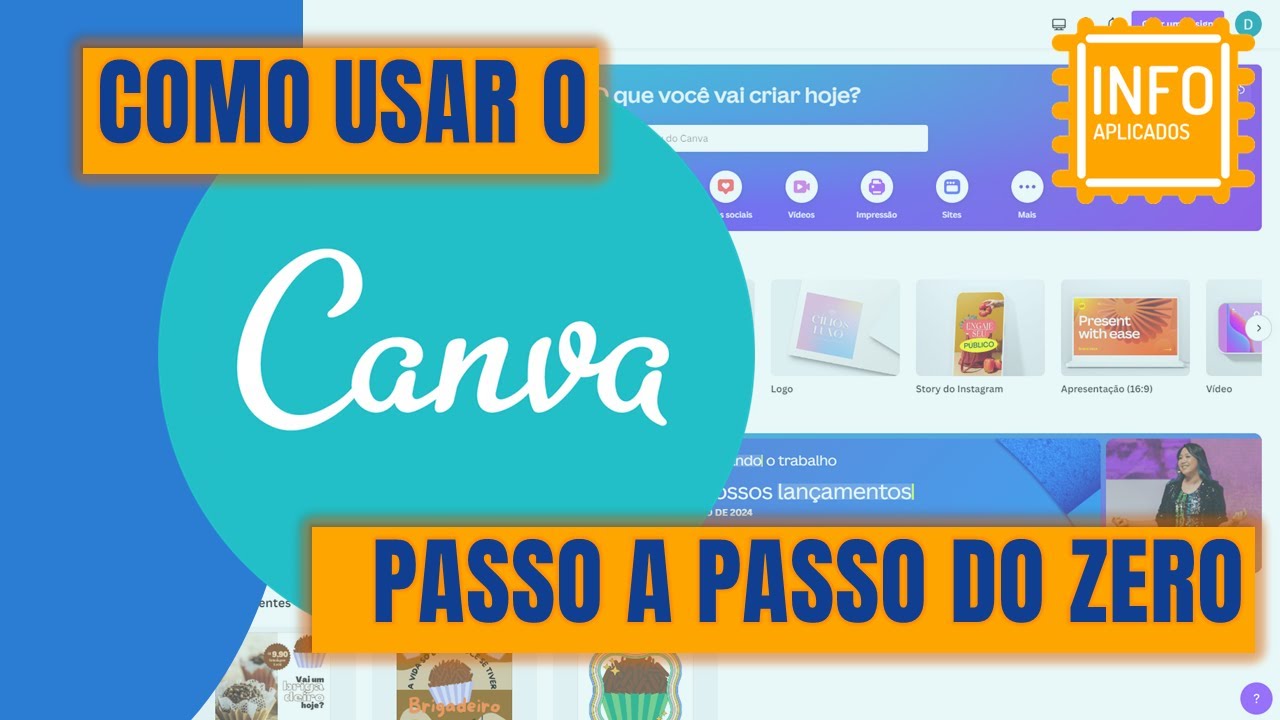 Como usar o Canva GRÁTIS do zero - Passo a passo - YouTube