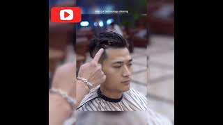 Learn how to put a straight line on the head hair