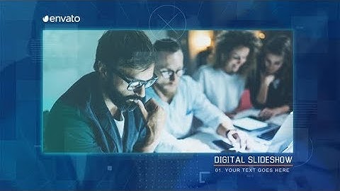 Trendy Digital Slideshow (After Effects template)