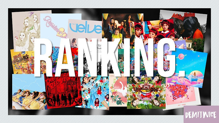 eu fiz um ranking de todas as músicas do red velvet