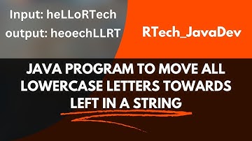 move all uppercase char to the end of string in java