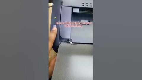 Canon LBP6030 printer test print easy process