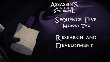 Assassins Creed Syndicate Sequence 5 Memory 2 Research and Development 100% Sync