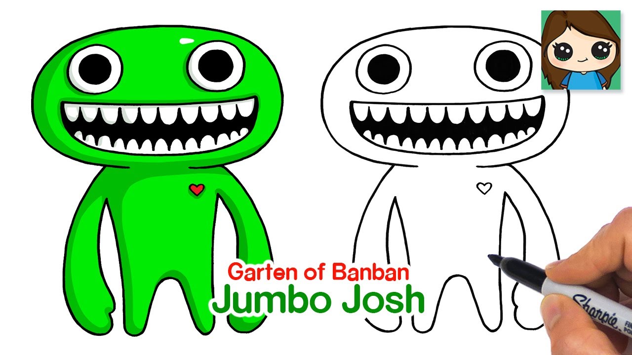 How to draw Jumbo Josh (Garten of Banban) in 2023