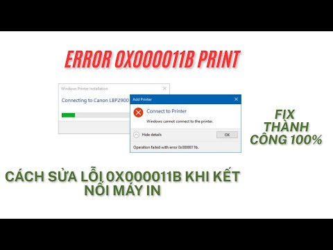 Hướng dẫn chi tiết sửa lỗi error 0x0000011b trên windows 10 11 khi chia sẽ máy in qua mạng Lan