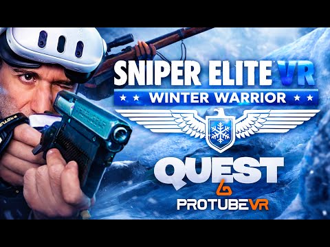 SNIPER ELITE VR: Winter Warrior on QUEST 💥 First look with @bHaptics and @protubevr4814!
