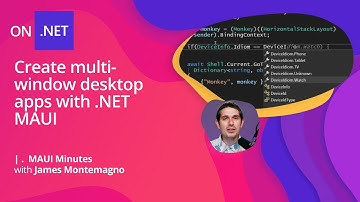 Create multi-window desktop apps with .NET MAUI
