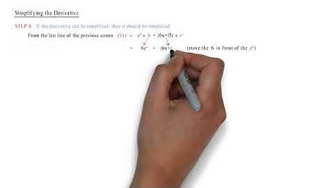 Examples in Calculus The Product Rule Video 3  Example 2