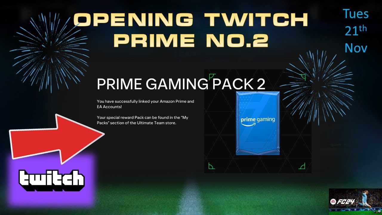 EA FC 24 Twitch Prime Gaming rewards