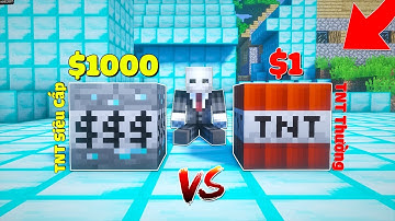 CÁCH TẠO RA TNT SIÊU CẤP $1000 BIẾN CẢ THẾ GIỚI THÀNH KIM CƯƠNG TRONG MCPE | Thử Thách SlenderMan