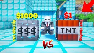 CÁCH TẠO RA TNT SIÊU CẤP $1000 BIẾN CẢ THẾ GIỚI THÀNH KIM CƯƠNG TRONG MCPE | Thử Thách SlenderMan