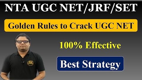 Golden Rules to Crack UGC NET | Best Preparation Strategy to Qualify NTA UGC NET