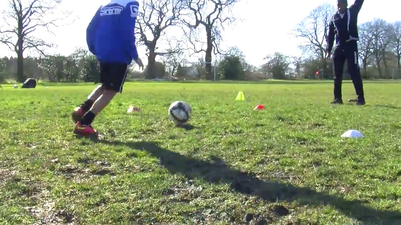 Football training: Football training drills to improve dribbling in ...