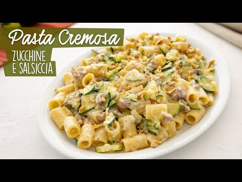 PASTA CREMOSA ZUCCHINE E SALSICCIA Ricetta Facile - Fatto in Casa da Benedetta #shorts