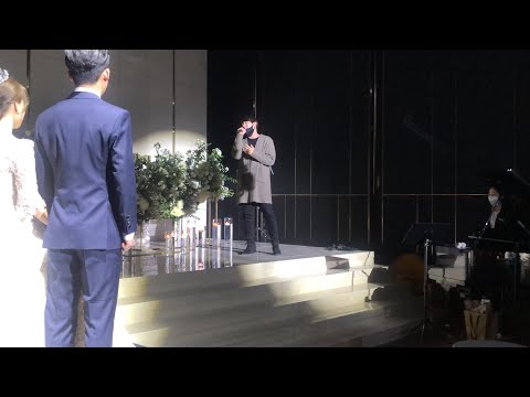고음이 쭉쭉 듣는사람도 시원해지는 디셈버DK가 직접 부르는 별이될께 결혼식축가영상(전국축가자랑)