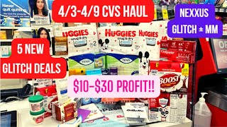 🔥CVS HAUL 4/3-4/9 {$10-$30 PROFIT & $330 SAVED} 5 GLITCHES + {4/3 CVS Couponing This Week}🤑
