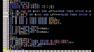 SmileBASIC Tutorials - Walking part 2