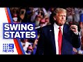 Trump hosts packed rallies, ignoring public health advice | 9News Australia