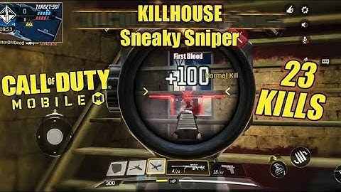 Just Lucky or Skills - Spawn Trap in Killhouse! Call of Duty Mobile