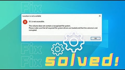 The Volume Does Not Contain A Recognized File System | Video Guide | Rescue Digital Media