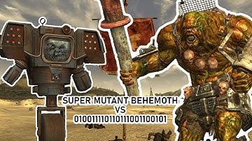 010011110110111001100101 VS Super Mutant Behemoth | Fallout npc battles