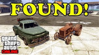 GTA 5 ONLINE FOUND * RARE * TOW TRUCK AND TRACTOR FULL TUTORIAL PS4 1.38 1.39