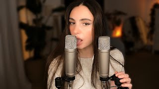 ASMR 2h wet Mouthsounds 👄 with 2 Mics 🎙️🎙️ NO TALKING 🤫 FOR MAXIMUM TINGLES & RELAXATION 💆‍♀️