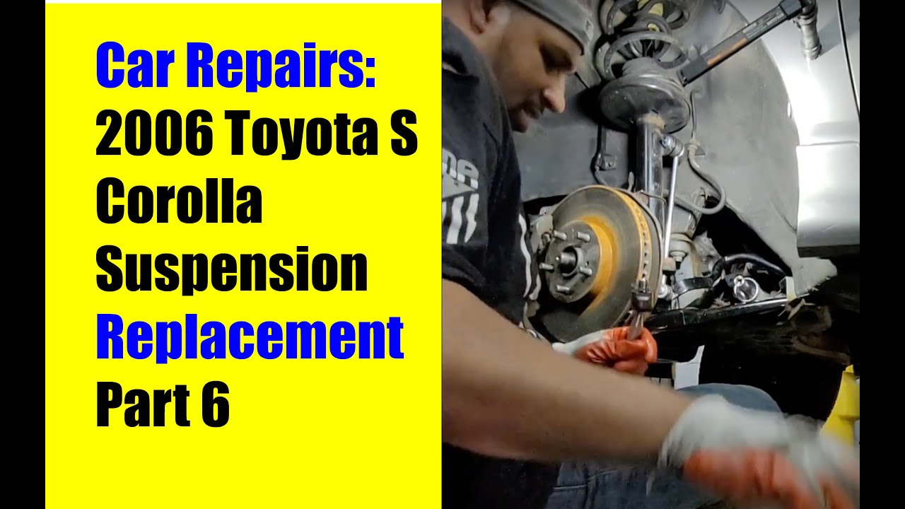 2006 Toyota Corolla S Driver Inner Tie Rod Replacement Suspension Replacement Car Repairs