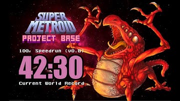 Super Metroid: Project Base v0.8 100% Speedrun in 42:30 [WR]