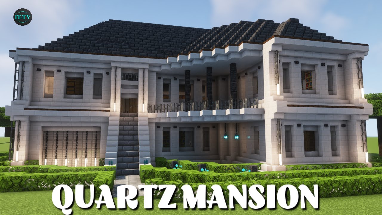 How to Build a Stunning Modern Mansion in Minecraft | Step-by-Step ...