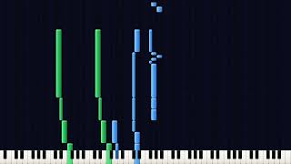 Piano Tutorial - Fantasy in D Minor, K. 397 (Mozart) (Synthesia)