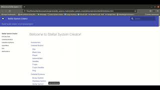 Stellar System Creator 012: Open and Navigate Documentation