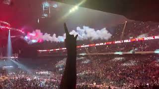 Edge enters the 2023 WWE Royal Rumble live crowd reaction