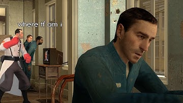 a Lambda Fortress Playtest where Medic fights the combine alone (or is it?)